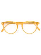 Pantos Paris Round Frame Optical Glasses - Yellow & Orange