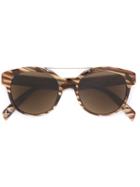 Italia Independent Diagonal Stripe Print Sunglasses