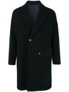 Mp Massimo Piombo Shawl Collar Coat - Blue