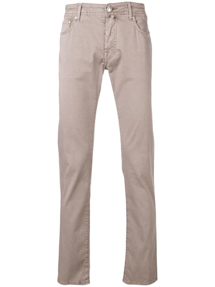 Jacob Cohen Slim Fit Chinos - Neutrals