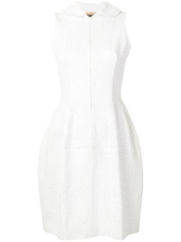 Alaïa Vintage Broderie Anglaise Dress - White