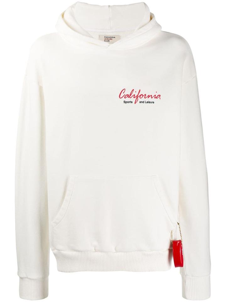 Pasadena Leisure Club California Hoodie - White