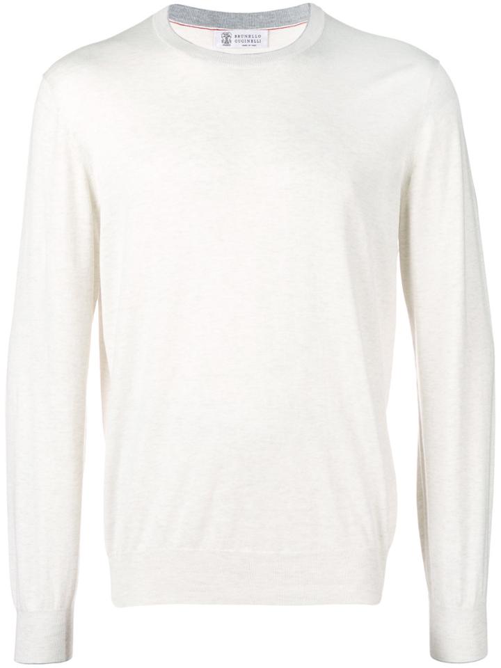 Brunello Cucinelli Lightweight Sweatshirt - Nude & Neutrals