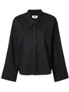 Mm6 Maison Margiela Wide Sleeve Shirt - Black