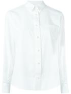 Sacai Lace Panel Shirt, Women's, Size: 4, White, Cotton/polyester
