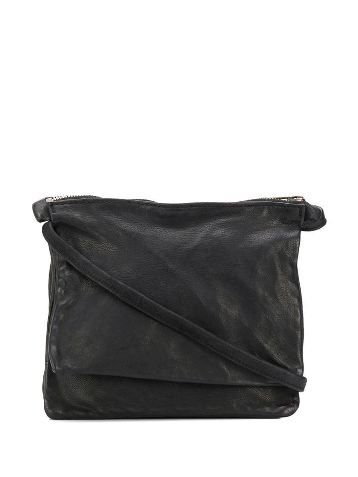 Guidi Multi-pocket Shoulder Bag - Black