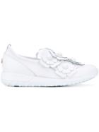 Moncler Emy Embellished Sneakers - White