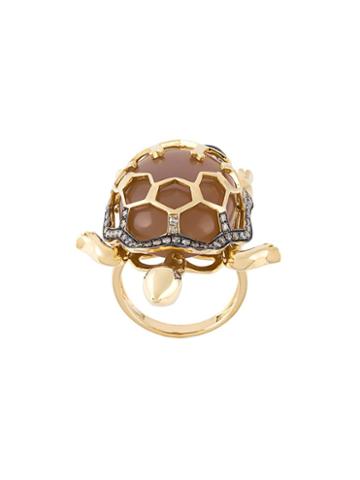 Christina Debs Turtle Diamond Ring