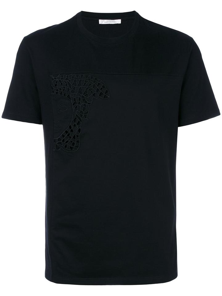 Versace Collection - Crew Neck T-shirt - Men - Cotton - Xxl, Black, Cotton