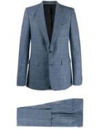 Givenchy Checked Slim-fit Suit - Blue