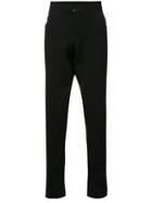 Ma+ Tapered Trousers, Men's, Size: 50, Black, Cotton/linen/flax/wool/polyimide