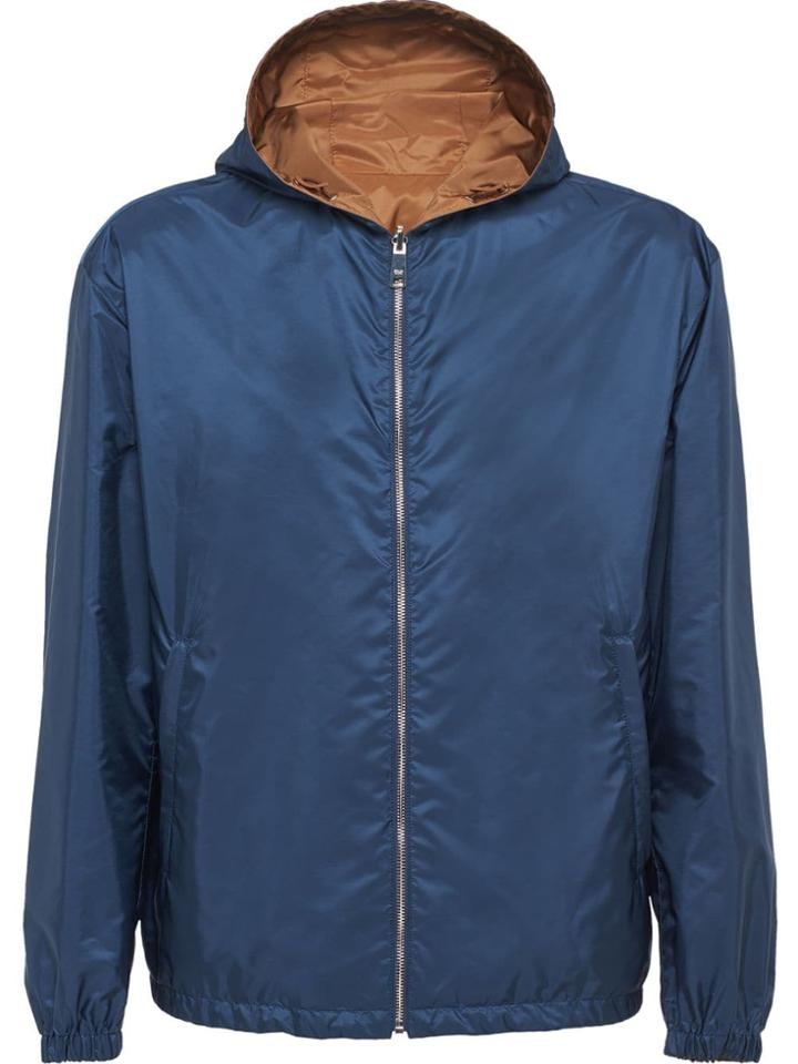 Prada Reversible Zipped Windbreaker - Blue