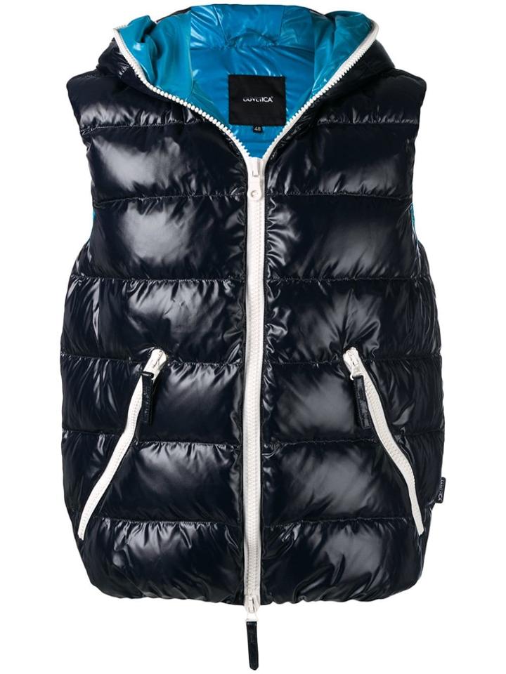 Duvetica Hooded Gilet - Blue