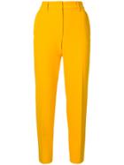 Msgm Straight Trousers - Yellow & Orange