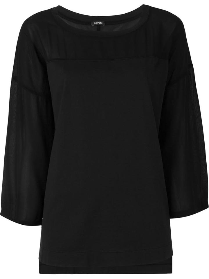 Aspesi Three Quarter Sleeves Shirt
