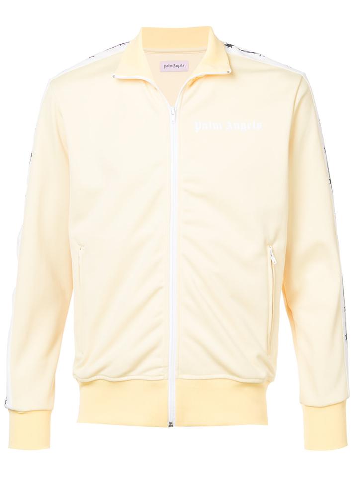 Palm Angels Barbwire-print Track Jacket - Yellow & Orange