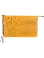 Chloé - Hey Clutch Bag - Women - Leather - One Size, Yellow/orange, Leather