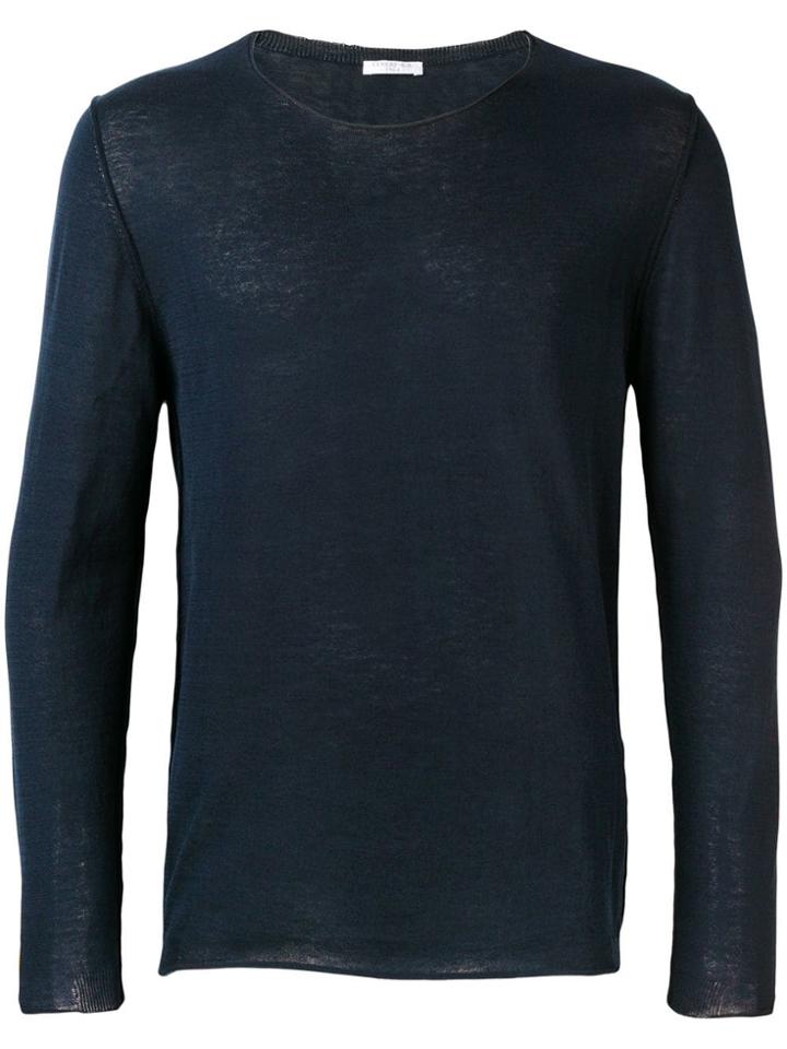 Cenere Gb Exposed Seam Jumper - Blue