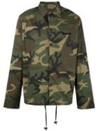 Numero00 - Camouflage Jacket - Men - Cotton/spandex/elastane - L, Green, Cotton/spandex/elastane