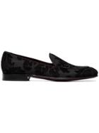 Dolce & Gabbana Brocade Printed Loafers - Black