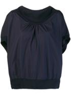 Tsumori Chisato Blouse With Structured Collar - Blue