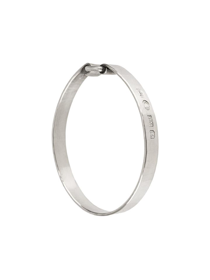 Werkstatt:münchen Engraved Cuff Bracelet - Metallic