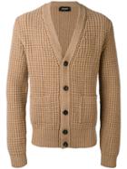 Dsquared2 - Knitted Cardigan - Men - Wool - L, Nude/neutrals, Wool