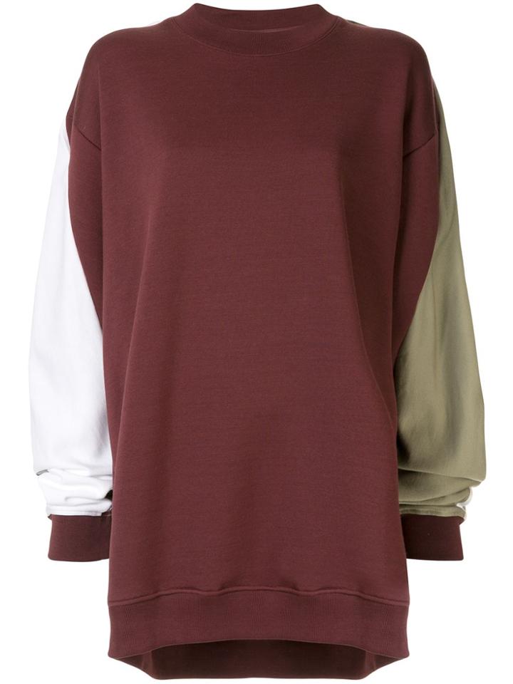 Y/project Winged Oversized Sweatshirt - Red