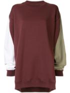Y/project Winged Oversized Sweatshirt - Red