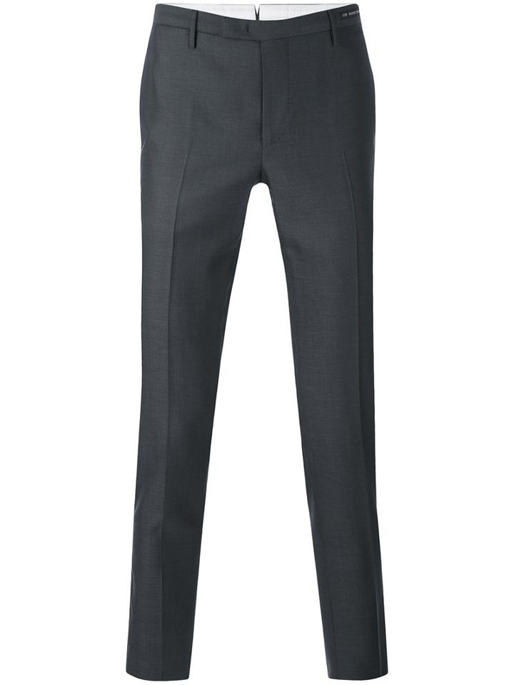 Pt01 - Tailored Pants - Men - Cotton/spandex/elastane/virgin Wool - 52, Black, Cotton/spandex/elastane/virgin Wool