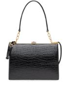 Miu Miu Miu Solitaire Crocodile Print Bag - Blue