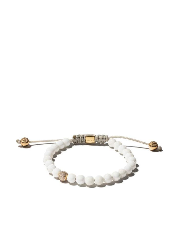 Shamballa Jewels 18kt Yellow Gold Shamballa Jewels Diamond Beaded