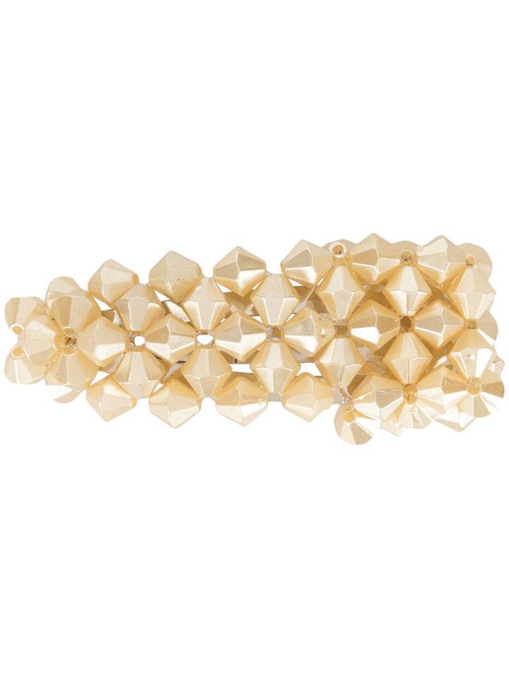 Dalood Beaded Hair Clip - Yellow