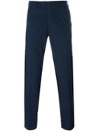 Loro Piana Slim Fit Trousers, Men's, Size: 56, Blue, Cotton/spandex/elastane