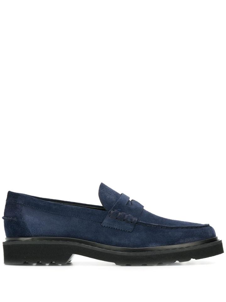 Tod's Chunky Sole Loafers - Blue