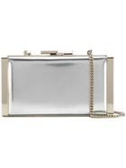 Jimmy Choo J Box Clutch - Silver