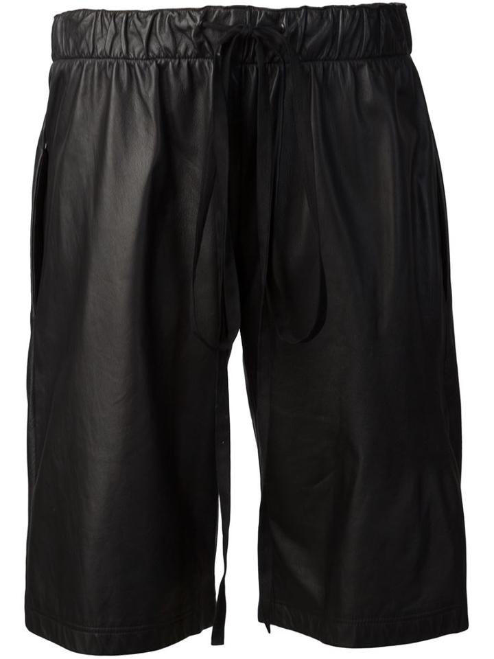 Vera Wang Basketball Shorts, Women's, Size: 4, Black, Lamb Skin