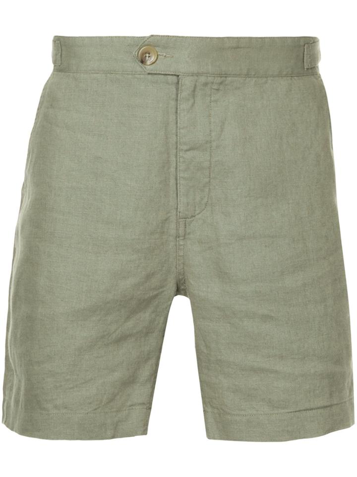 Venroy Casual Chino Shorts - Green