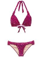 Adriana Degreas Pomegranate Bikini Set - Pink & Purple