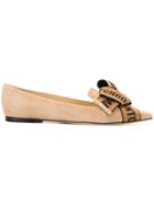 Jimmy Choo Gleam Flat Ballerinas - Nude & Neutrals