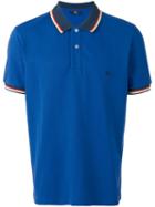 Fay - Embroidered Logo Polo Shirt - Men - Cotton - Xxl, Blue, Cotton