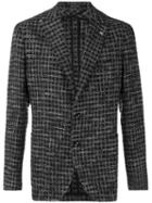 Tagliatore - Classic Woven Blazer - Men - Cotton/linen/flax/acrylic/cupro - 50, Black, Cotton/linen/flax/acrylic/cupro