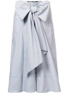 Tome 'dot Pique Bow Front' Skirt - Red