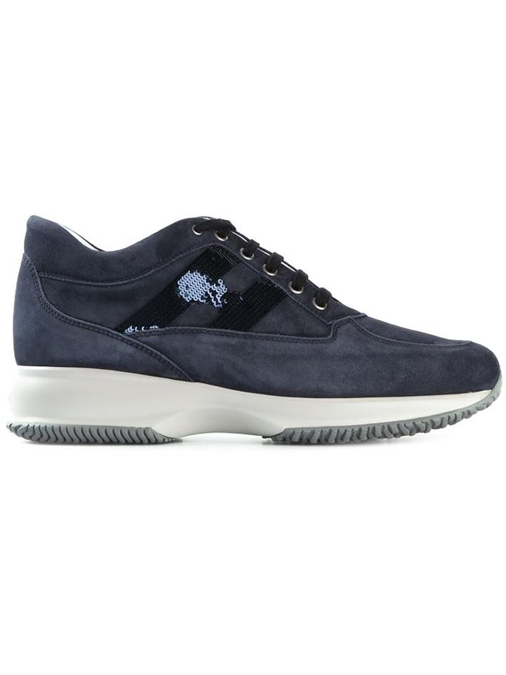 Hogan Sequin Embellished Sneakers