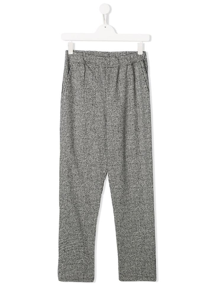 Douuod Kids Teen Dotted Sweatpants - Grey