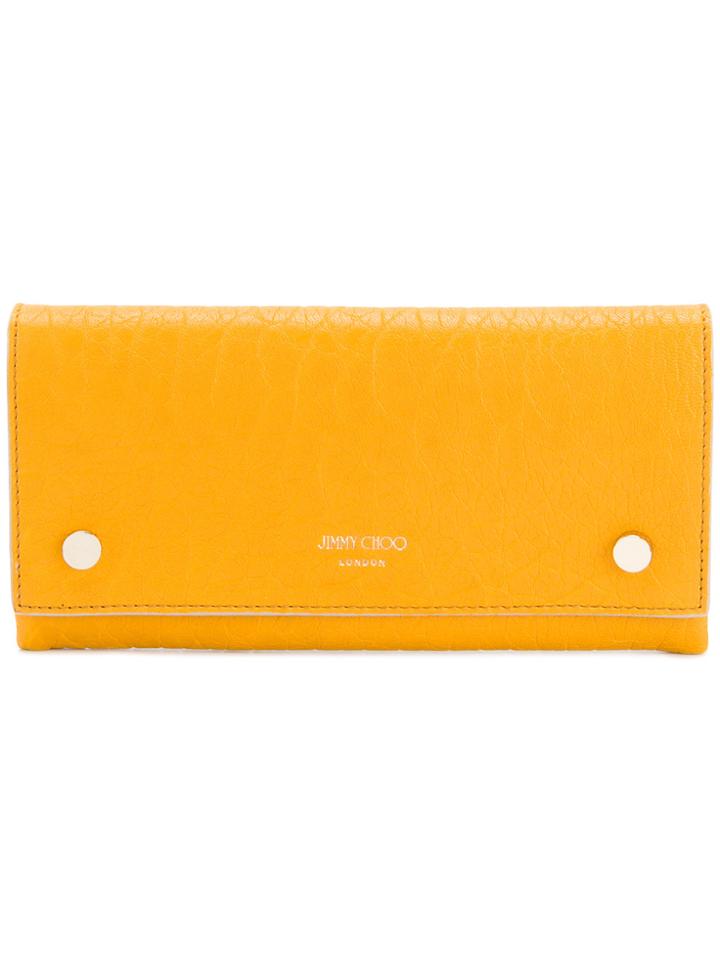 Jimmy Choo Laina Wallet - Yellow & Orange