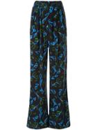 Christian Wijnants Puada Floral Patterned Trousers - Black