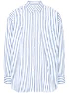 Our Legacy Oversized Striped Shirt - Blue