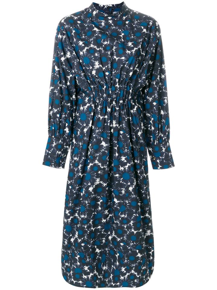 Marni Point Grasses Print Dress - Black