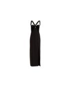 Fashion Concierge Vip Versace - Medusa-stud Velvet Satin Gown -